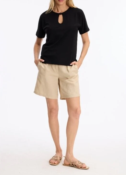 Keyhole Neckline Top