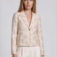 Branch Embroidered Linen Jacket
