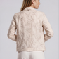 Branch Embroidered Linen Jacket