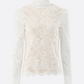 Lacey Mock Neck Blouse
