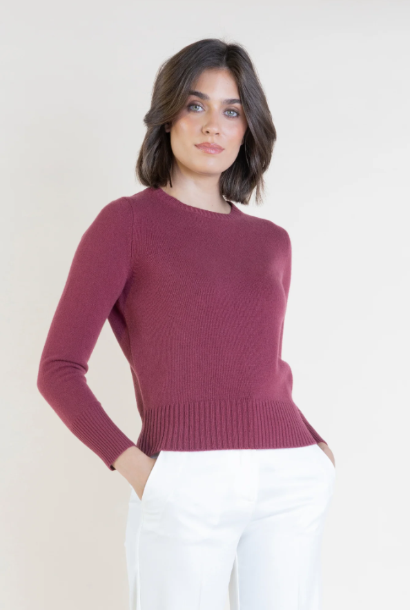 Cashmere & Wool Crewneck Sweater