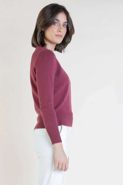 Cashmere & Wool Crewneck Sweater