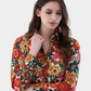 Floral Lagoon Fine Poplin Blouse