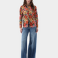 Floral Lagoon Fine Poplin Blouse