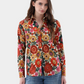 Floral Lagoon Fine Poplin Blouse