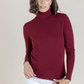 Cashmere & Wool Ribbed Neck Sweater