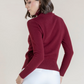 Cashmere & Wool Ribbed Neck Sweater