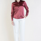 Merlot Silk Blouse
