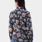 Cotton Satin Floral Blouse