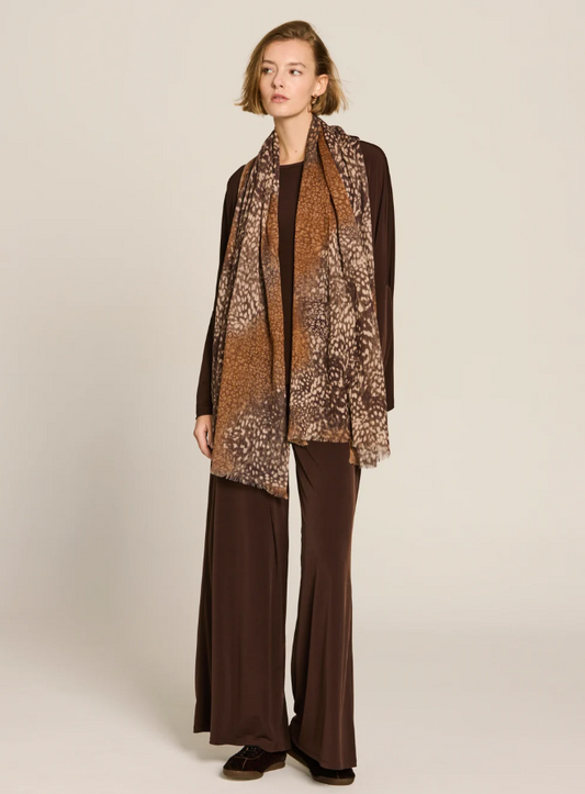 Python Speckled Wool Scarf