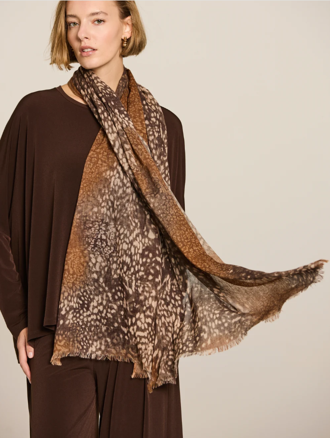 Python Speckled Wool Scarf