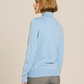 Finely Ribbed Turtleneck Sweater