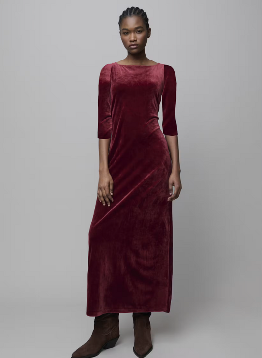 Maxi Velvet Dress