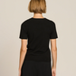 Python Speckled Crew Neck Top