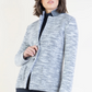 Wool Herringbone Knit Blazer