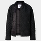Chevron Textured Bomber Jacket