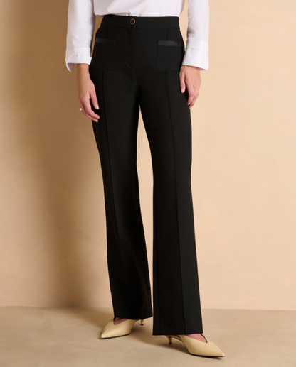 Business Chic Flared Trousers