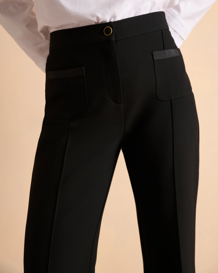 Business Chic Flared Trousers