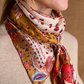 Floral Paisley Oasis Silk Square