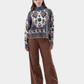 Baroque Paisley Wool Sweater