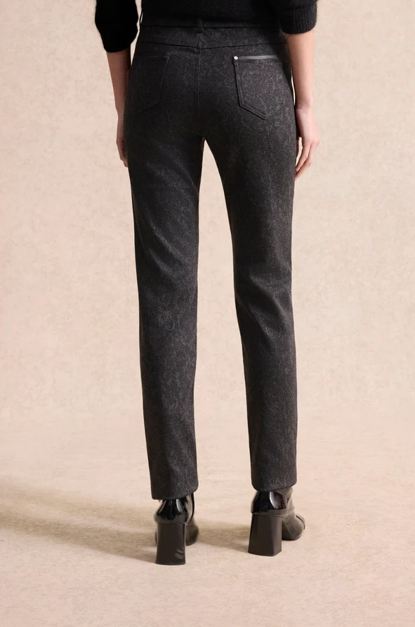 Textured Bedazzled Fleece Slip Pants