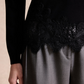 Lacey Eyelet V-Neck Sweater
