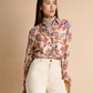 Floral Paisley Twill Blouse