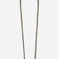 Chanel Inspired Leather & Metal Links Chain