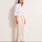 Straight Leg Pique Pants