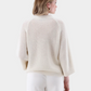 Floral Applique Oversized Wool Sweater