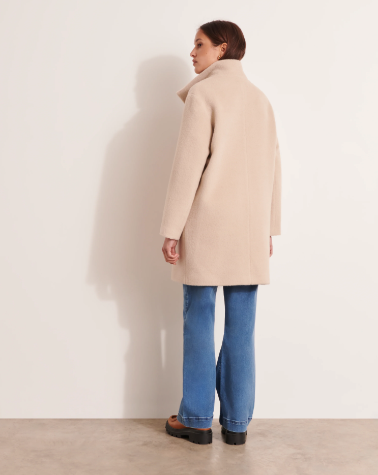 Wool & Alpaca Mid-Length Coat