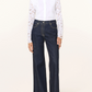 Cotton Blouse with Lace Sleeves