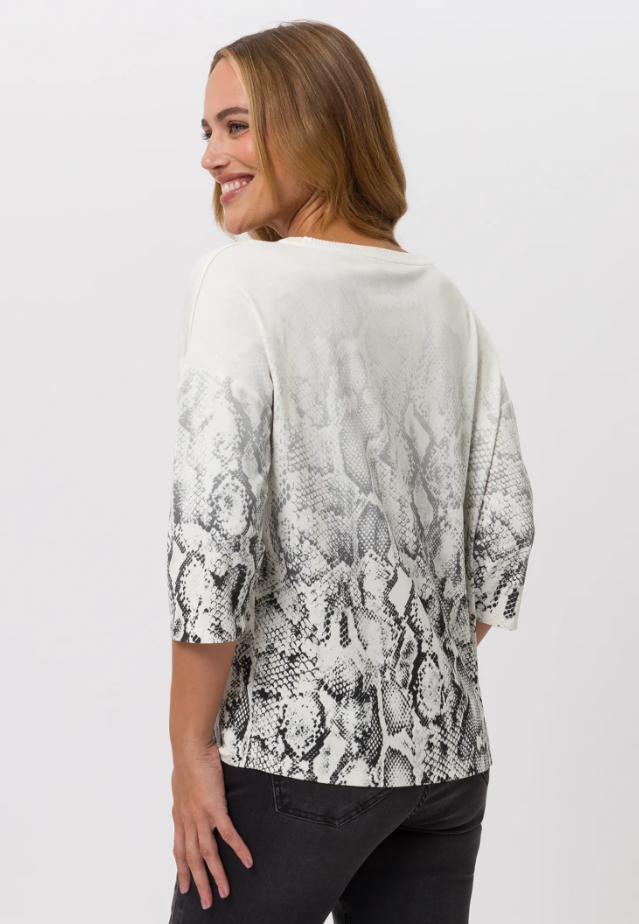 Python Speckled Cotton Top