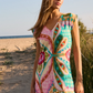 Vacation Barbie V-Neck Knit Dress