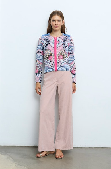 Kaleidascope Paisley Zip Jacket