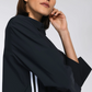 Athleisure Strip Jersey Shirt Dress
