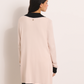 Black Trim Jersey Cardigan