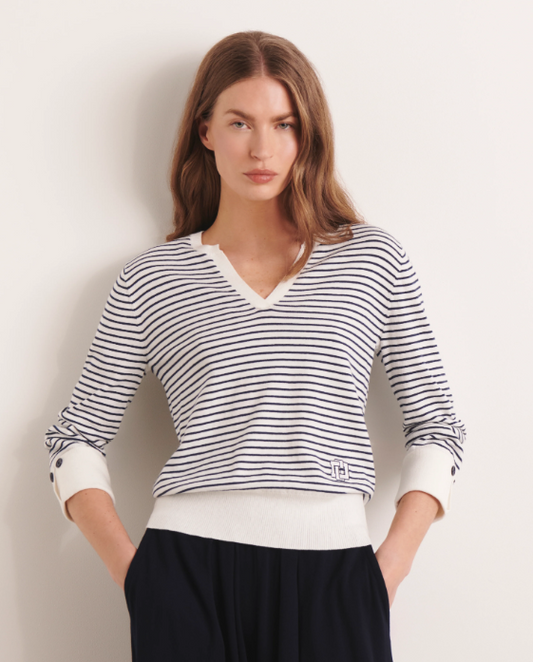 Breton Striped Cotton Pullover