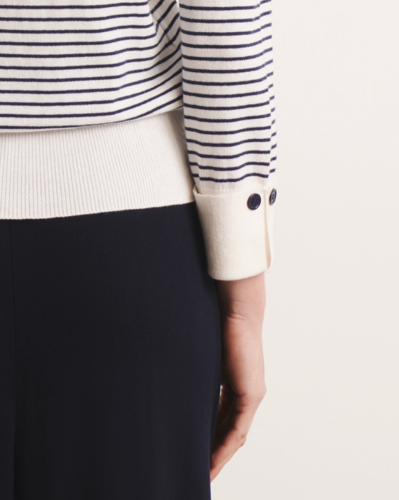 Breton Striped Cotton Pullover