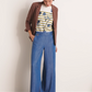 Daffodil Striped Linen Sweater
