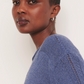 Boatneck Openwork Detailed Sweater