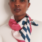 Stripes & Polka Silk Square