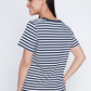 Striped Summer Embroidered Tee