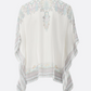 Habotai Silk Paisley Bat-Sleeve Blouse
