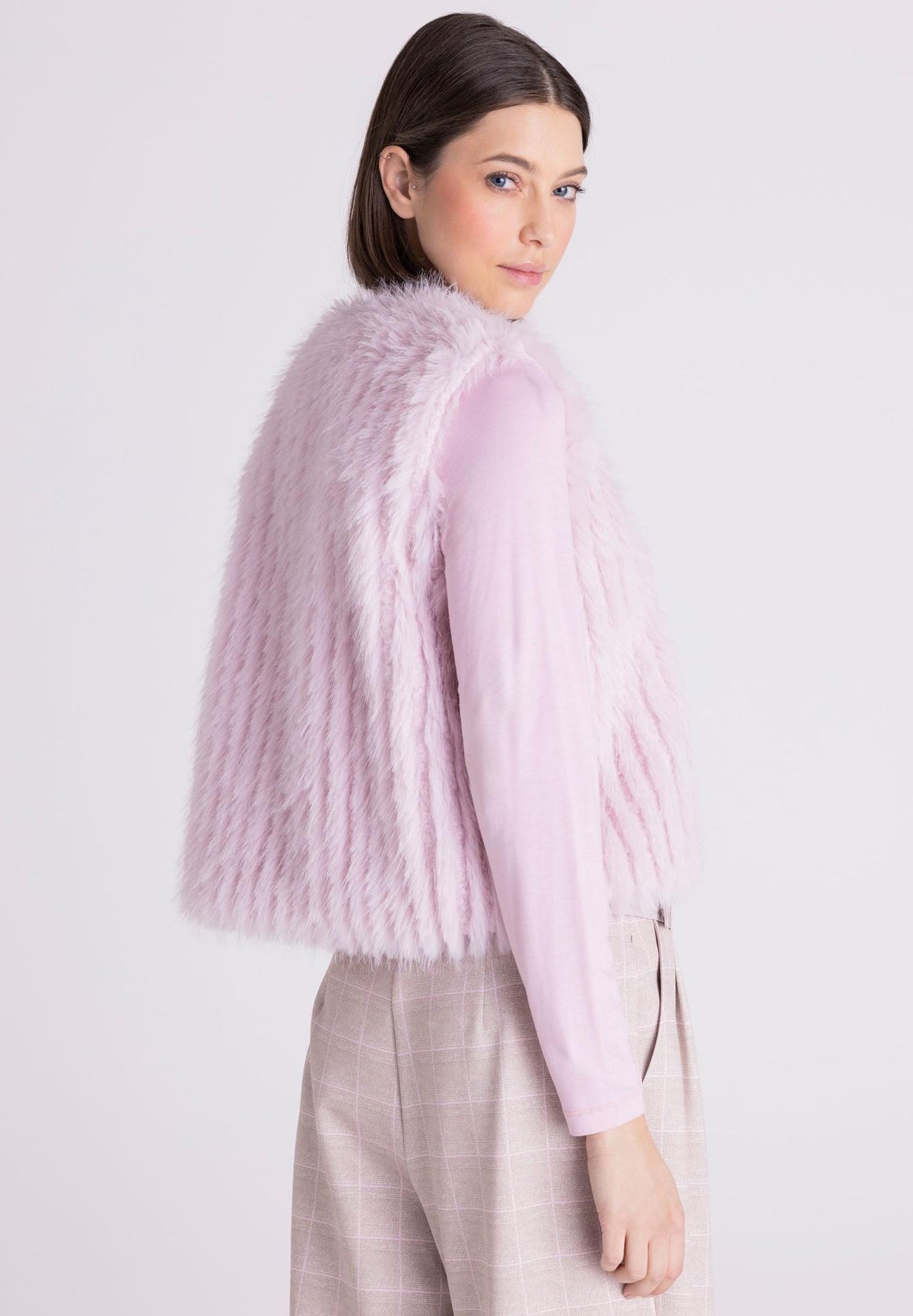 Feathered Furry Vest