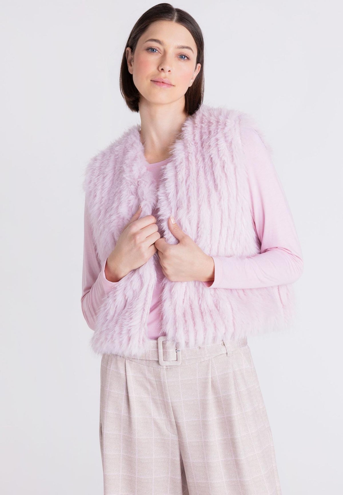 Feathered Furry Vest