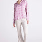 Geometrically Abstract Viscose Blouse