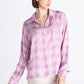 Geometrically Abstract Viscose Blouse