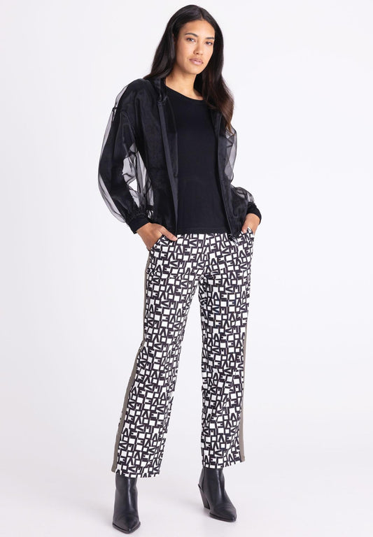 Sheer Luxe Hooded Jacket