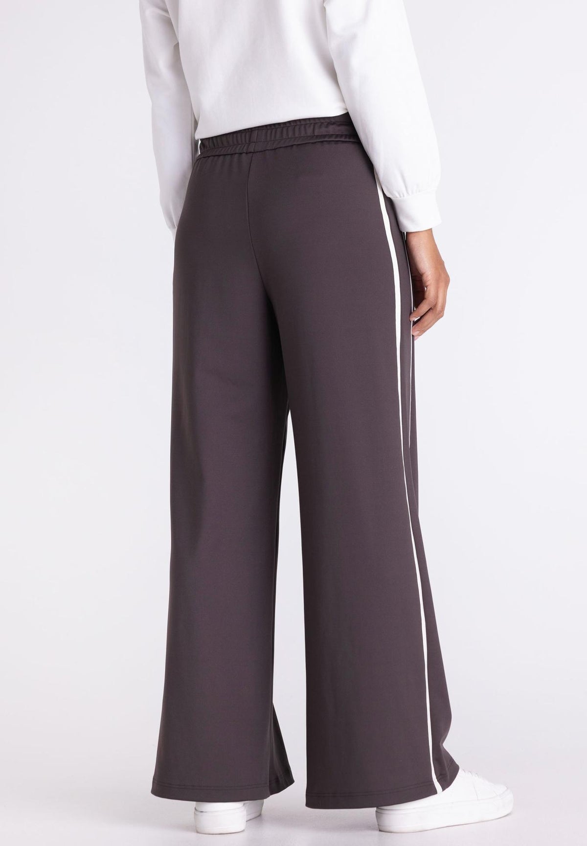 Athleisure Strip Wide Leg Joggers